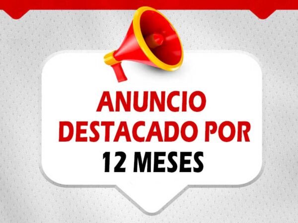 Anuncio destacado por 12 meses